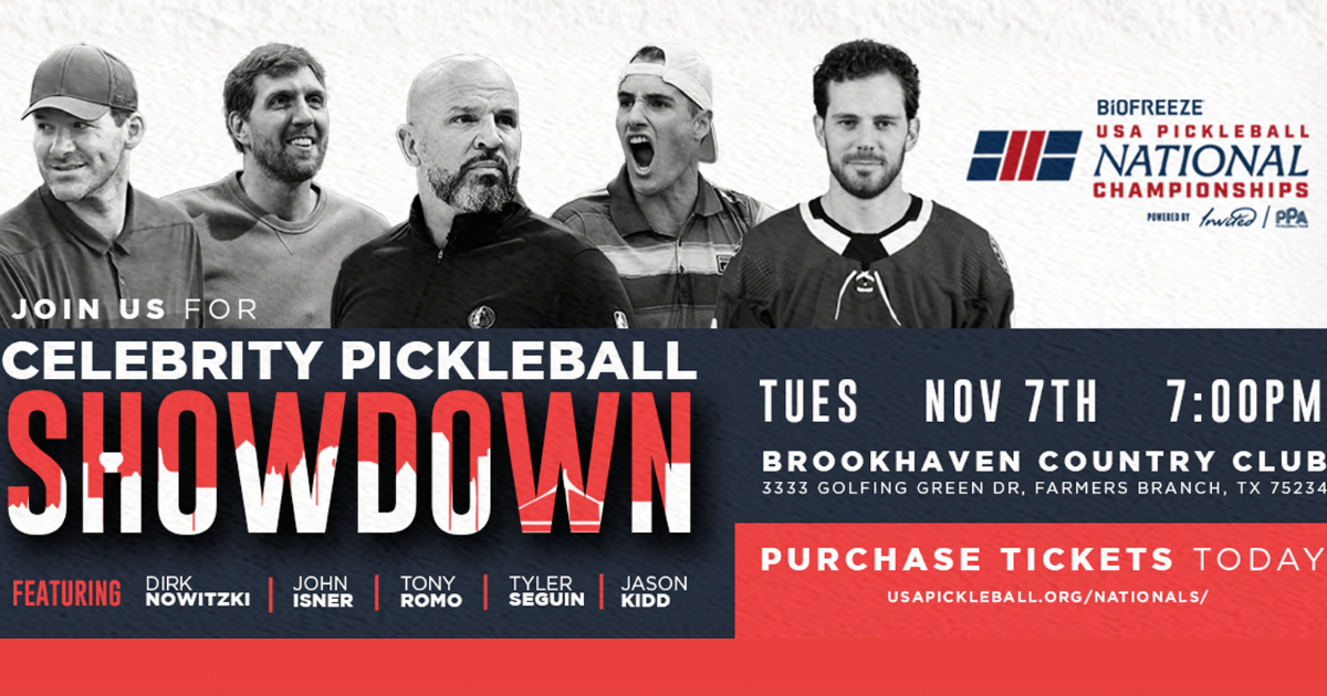 Celebrity Pickleball Tournament at 2023 Nationals to Feature Icons from Across Sports World