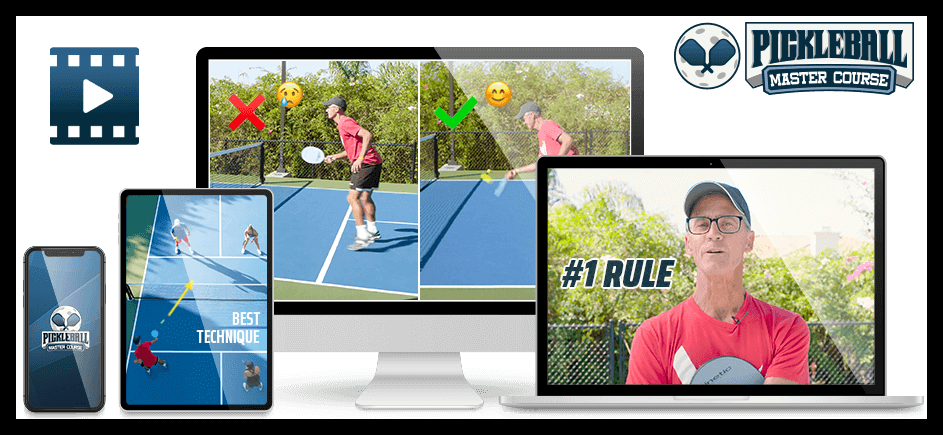 Screenshots of the Pickleball Master Course