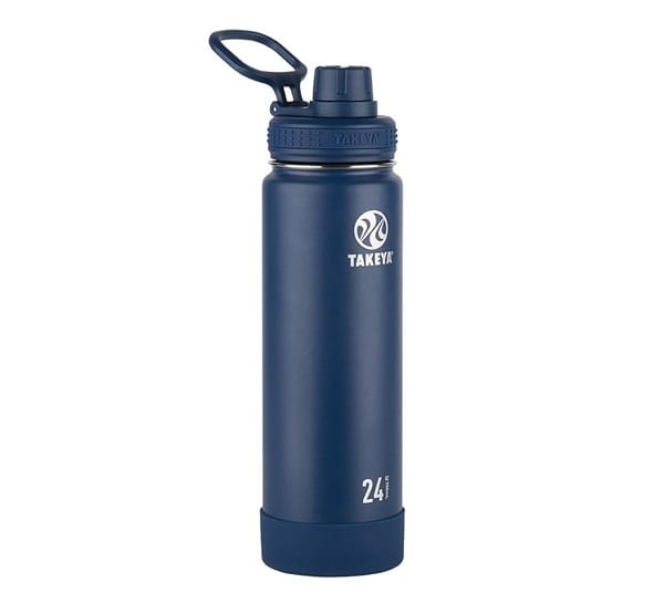 A Takeya insulated water bottle