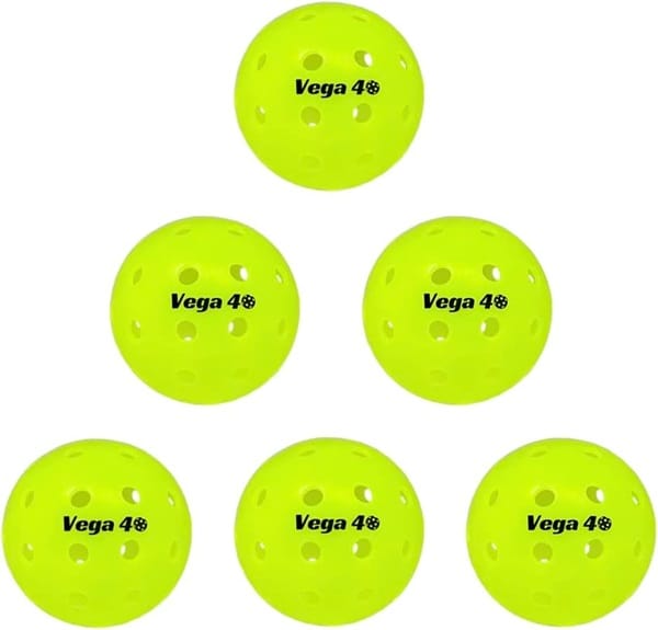 The Vega 40 pickleballs, which have been the ball of choice at several pro tournaments