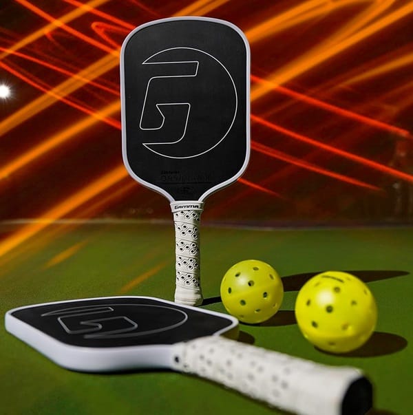 Gamma Obsidian paddles and Gamma pickleballs