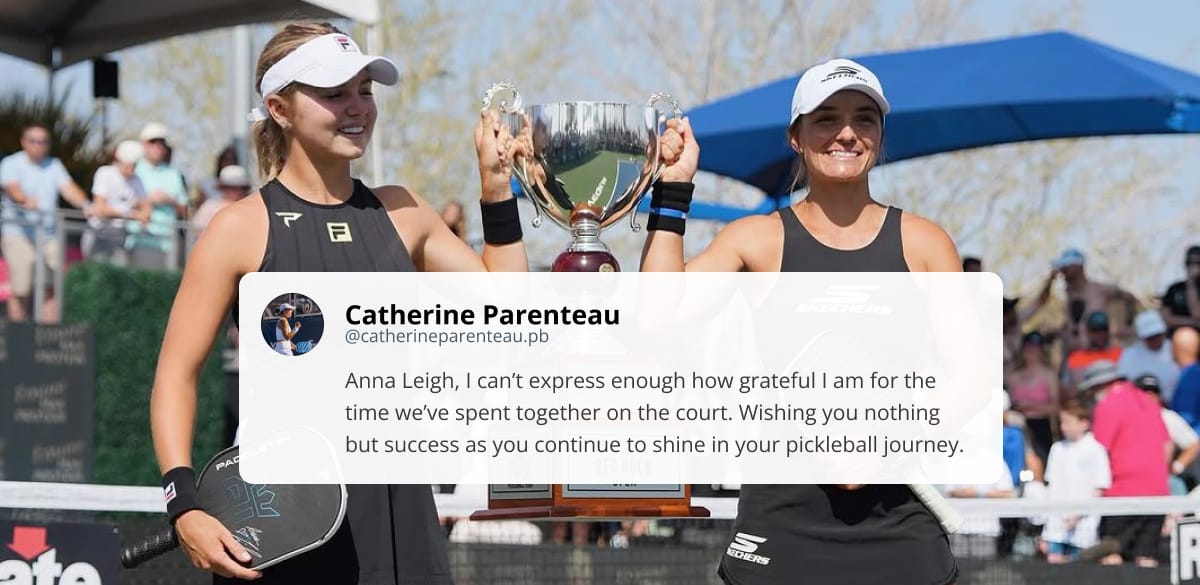 Catherine Parenteau Announces End of Partnership with Anna Leigh Waters