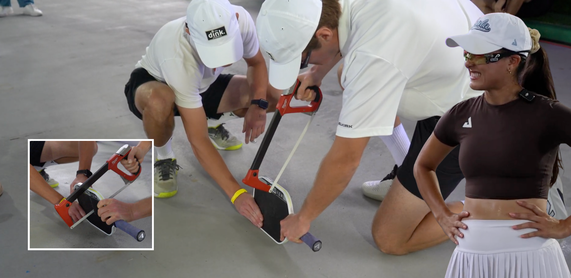 Referees Saw Paddle in Half to Check Legality Mid-Match