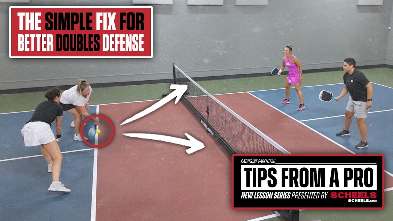 How to Survive the One Up, One Back Formation in Pickleball Doubles