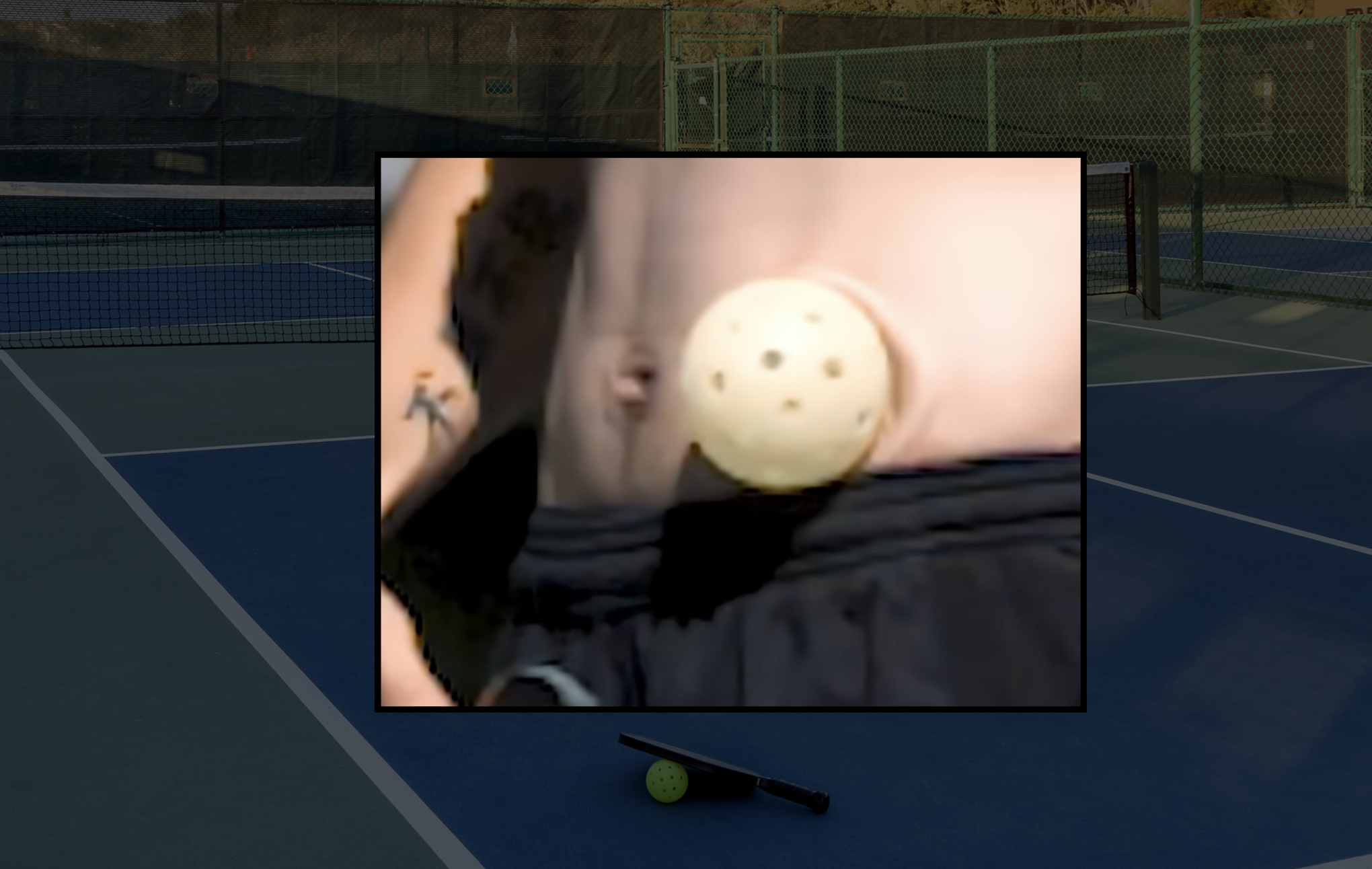 Watch this Pickleball Body Bag in Stunning 20,000 FPS Slow-Motion