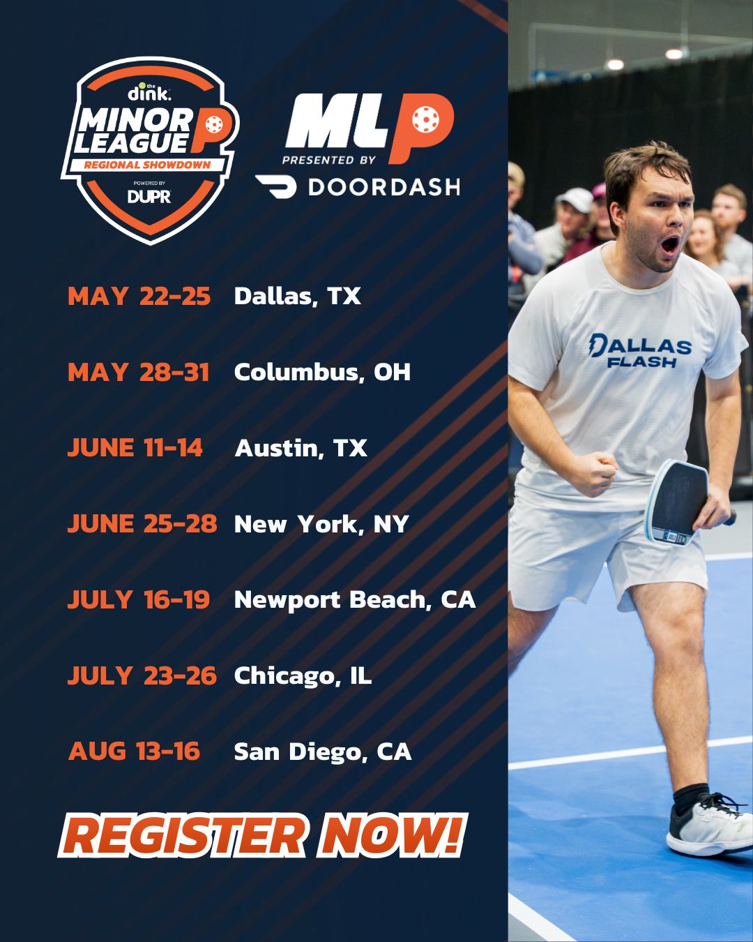 Many Regionals are Hosted at Major League Pickleball Stops
