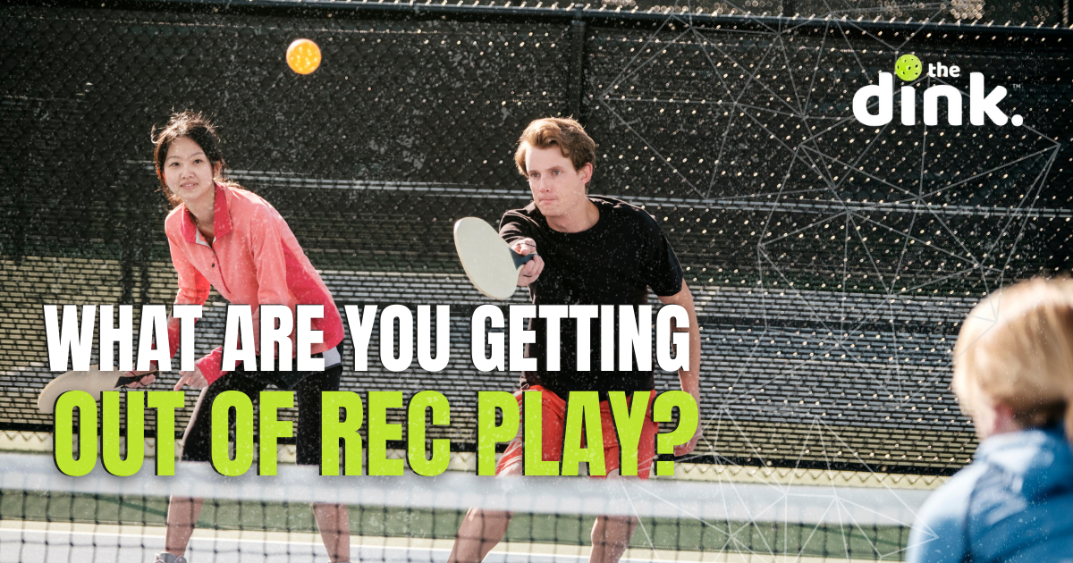 What Are You Getting Out of Rec Play?