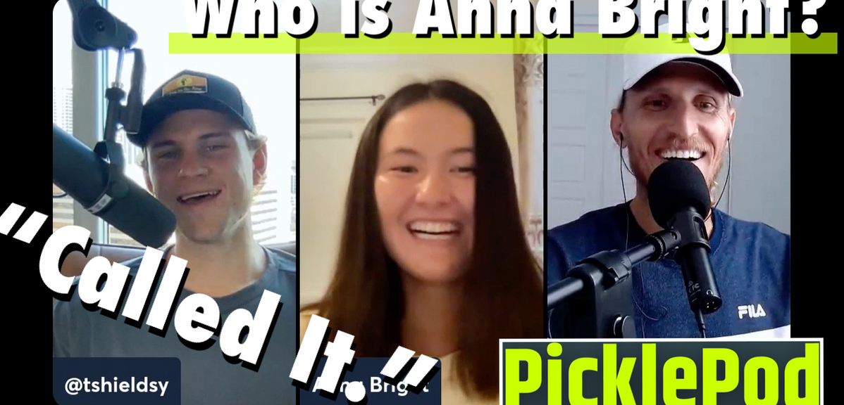 PicklePod 23: Two Gold Medals in Her Pro Debut. Who is Anna Bright?