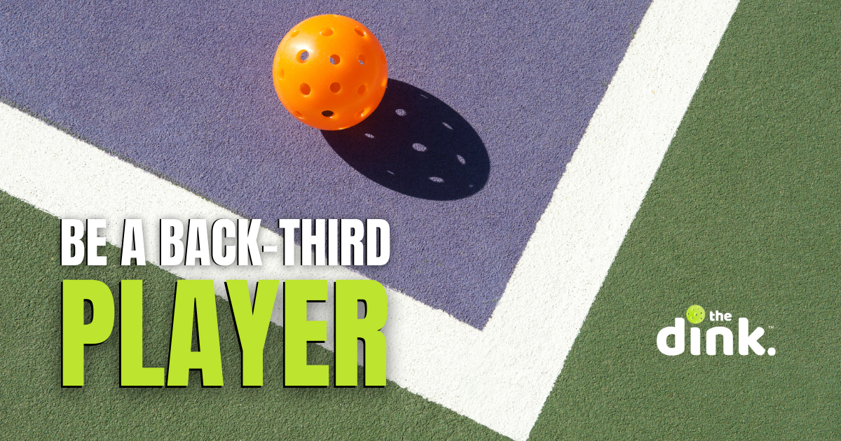 Be a back-third player