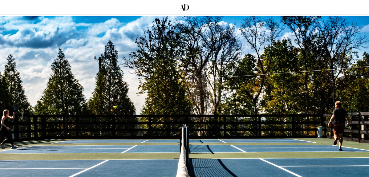 Architectural Digest Names Pickleball ‘​​hottest sports amenity in high-end real estate'