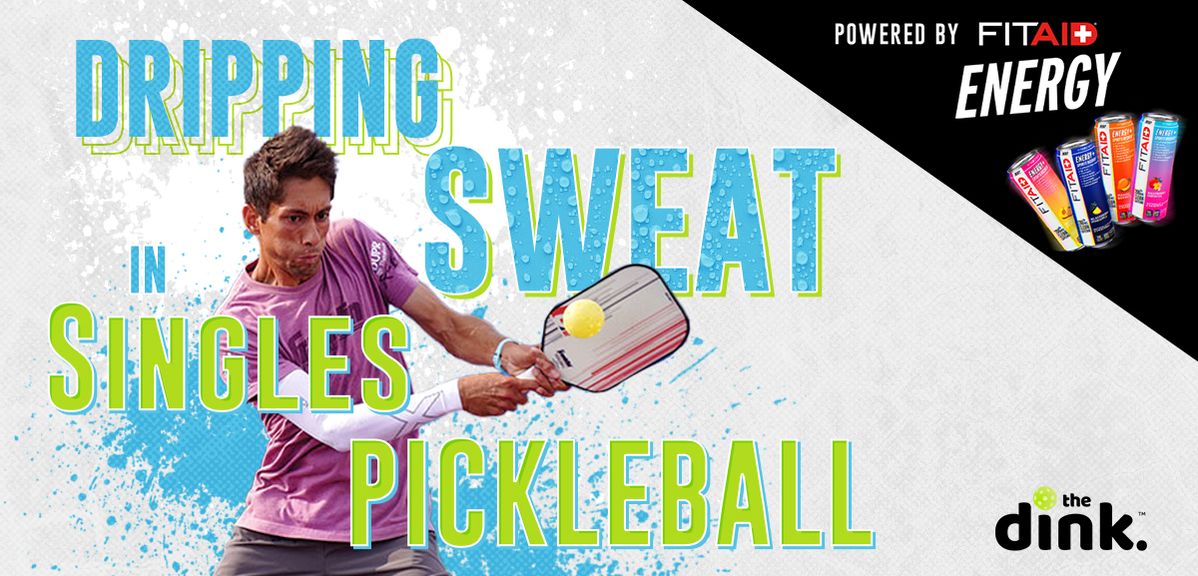 Dripping Sweat in Singles Pickleball
