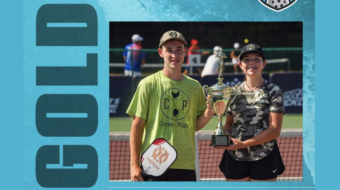 Johnson and Frazier Take Mixed Doubles Gold