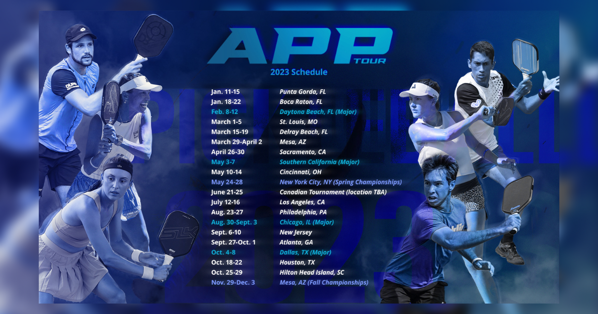 The 2023 APP Tour Schedule Released