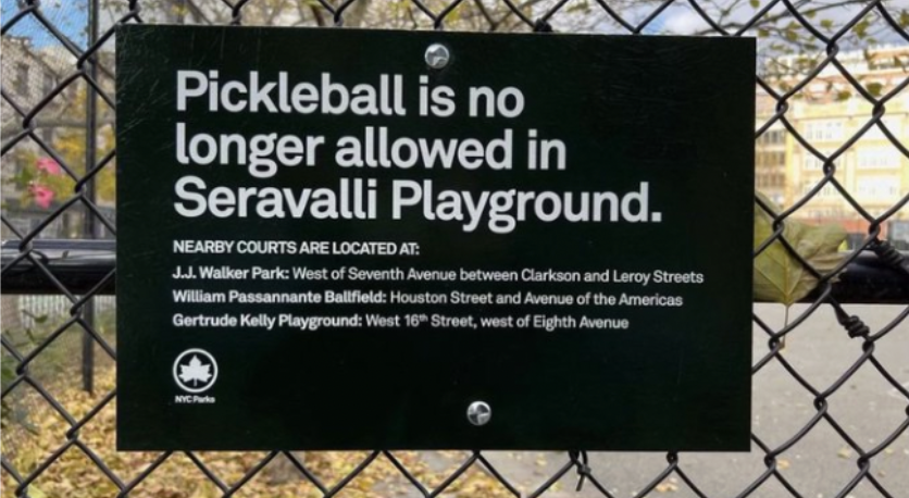Anti-pickleballers prevail in NYC