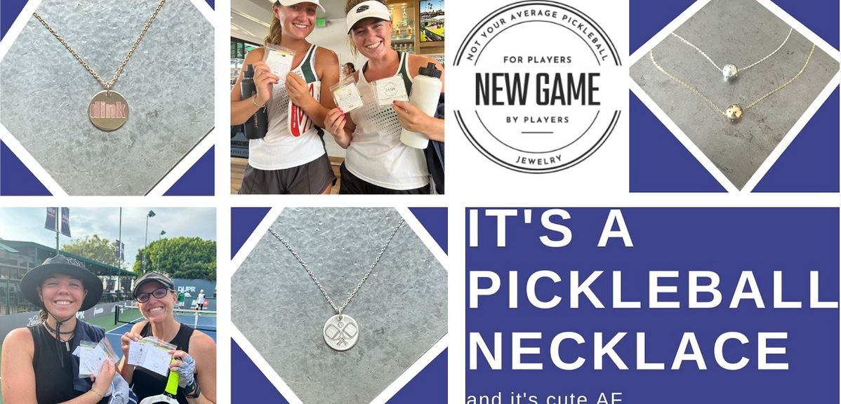 New Game's Pickleball Jewelry is What We've Been Looking For