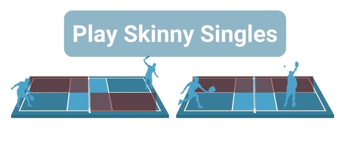 Why You Should Play 'Skinny Singles' to Practice Pickleball