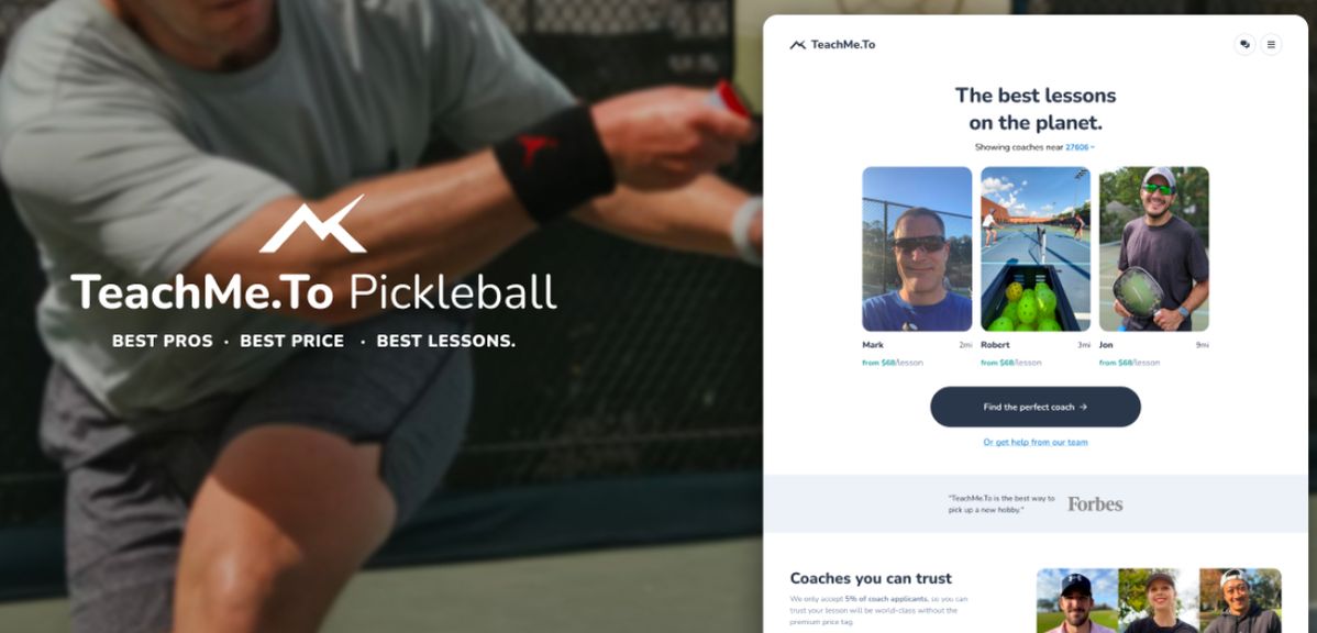 These Fanatics are Building the 'Airbnb for Pickleball Lessons'