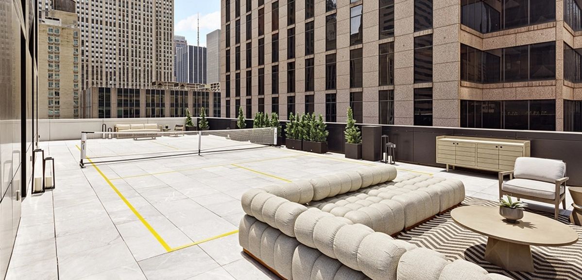This $28 Million Midtown Unit Features a Noteworthy Perk: Its Own Outdoor Pickleball Court
