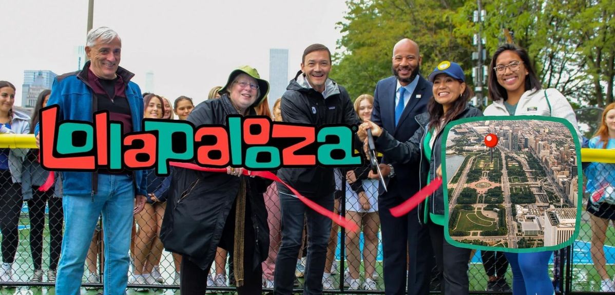 Lollapalooza Funded Pickleball Courts in Grant Park