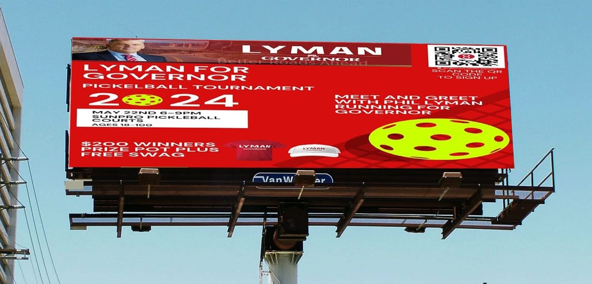 Utah Gubernatorial Candidate Invites You to His "Pickelball" Tournament