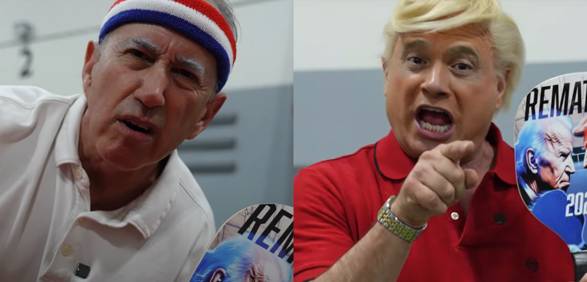 This Pickleball Presidential Debate Between Donald Trump and Joe Biden is Pure Gold
