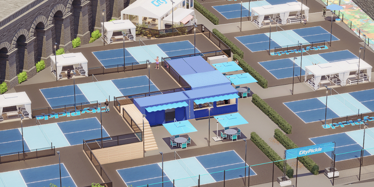 Pickleball Courts Revitalize Forgotten Lot Beneath the Brooklyn Bridge