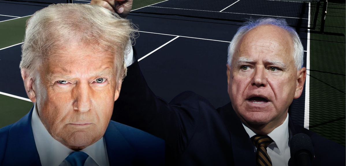 Tim Walz Wishes Trump Focused on Pickleball Instead of Tariffs
