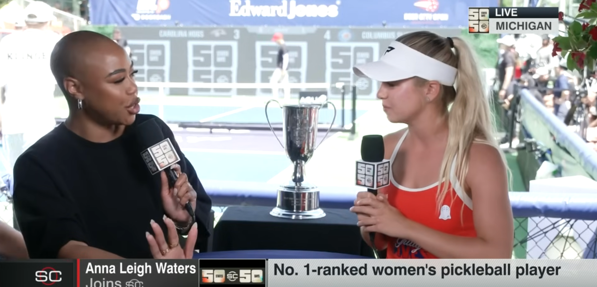 Highlights: Anna Leigh Waters Gets Real on ESPN's SportsCenter