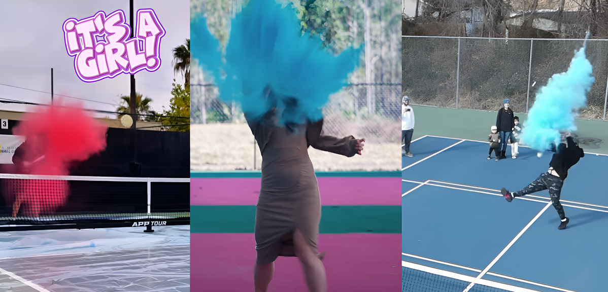 Apparently, Pickleball Gender Reveals Are a Thing Now