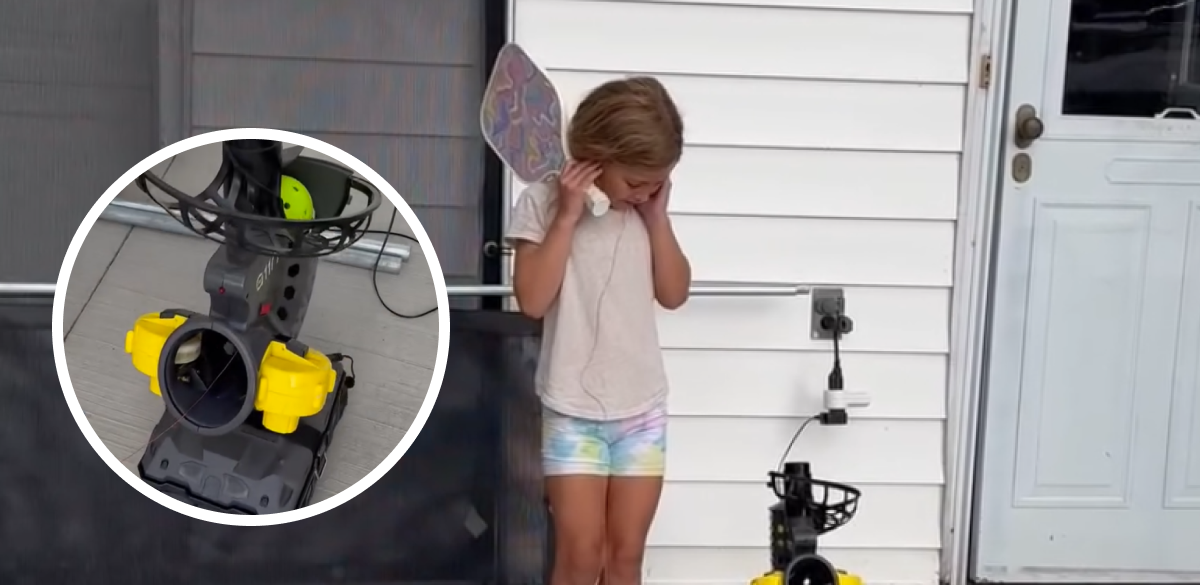 This Kid Used a Pickleball Machine to Pull Her Tooth. Seriously.