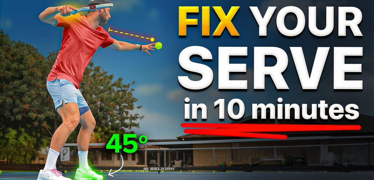 Fix Your Pickleball Serve Forever: The 3 Mistakes Holding You Back – Up Your Game