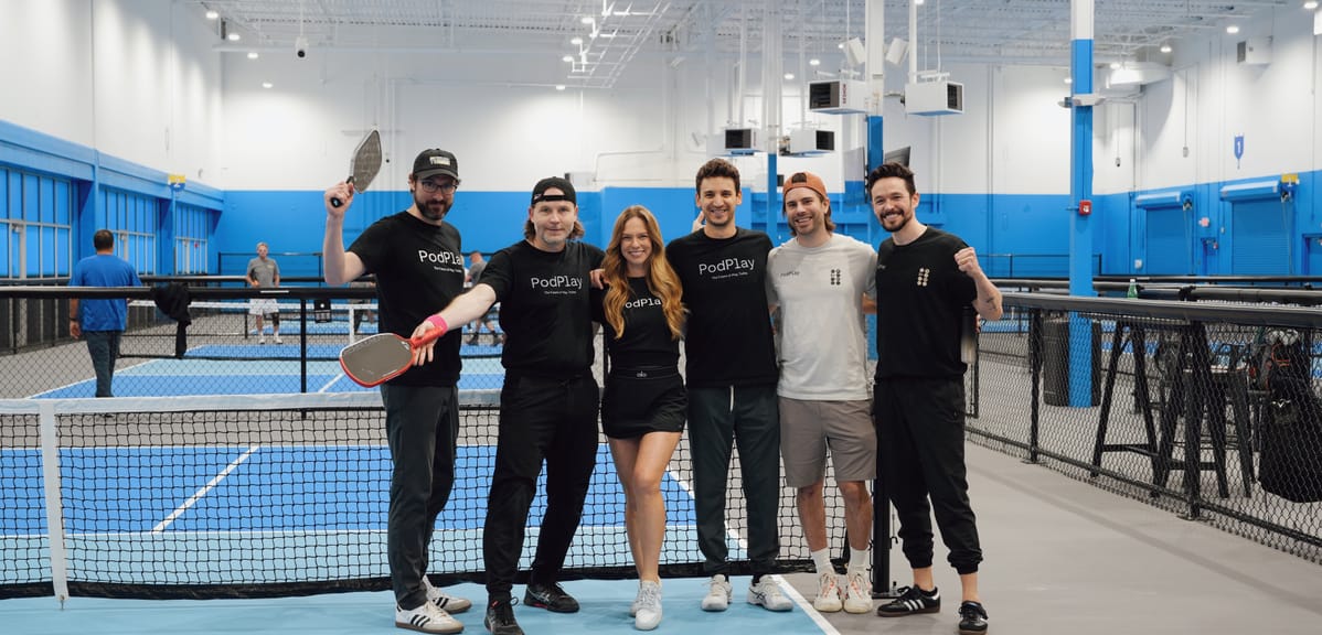 PodPlay Raises $8M to Power the Future of Frictionless Pickleball