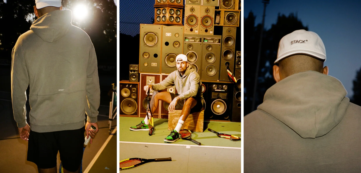                                         Nick Kyrgios Joins Stack Athletics as Creative Director: 'Raw, Expressive, Unapologetic' – News and Stories
                                    