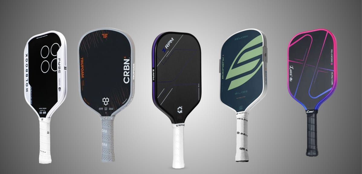 
                                        5 Foam-Core Power Pickleball Paddles
                                    