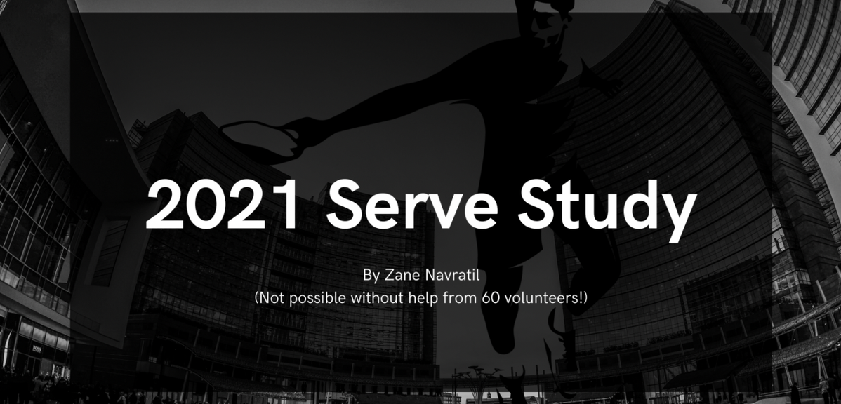 Zane Navratil’s 2021 Serve Study
