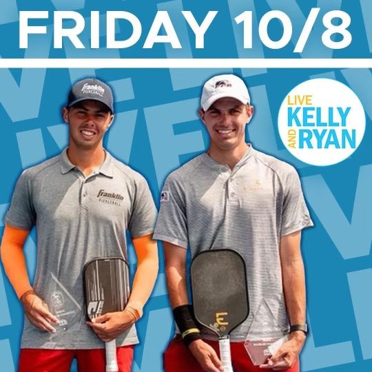 The Johns Brothers Play Pickleball on Live with Kelly and Ryan