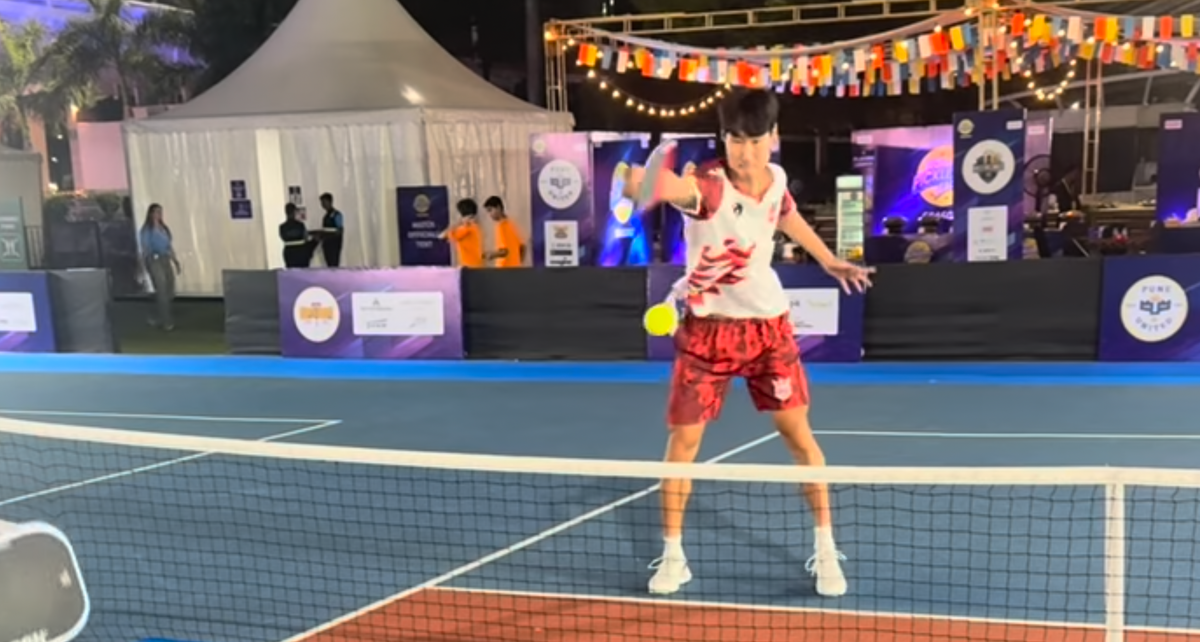 Pro Ping Pong Player Teaches Pickleball's Most Devastating Shot: the Punch Volley