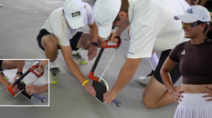 Referees Saw Paddle in Half to Check Legality Mid-Match