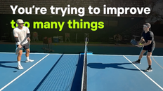 The 6-Second Mental Reset for Getting Past a Bad Pickleball Mistake