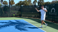 Photo: Andrei Daescu Seen Play-Testing New CRBN Pickleball Paddle