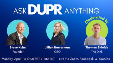Five Key Takeaways from DUPR's "Ask Us Anything" with Founder, Steve Kuhn