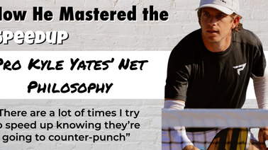 Play Smarter Pickleball with the 1, 2 Punch