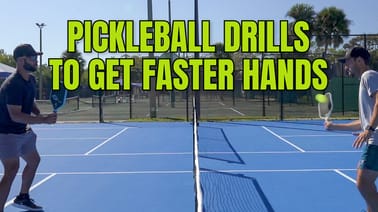 Easy Pickleball Drills to Get Faster Hands