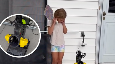 This Kid Used a Pickleball Machine to Pull Her Tooth. Seriously.