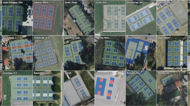 An Aerial View of America's Pickleball-Tennis Takeover