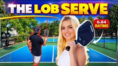 How to Hit the Anna Leigh Waters Lob Serve