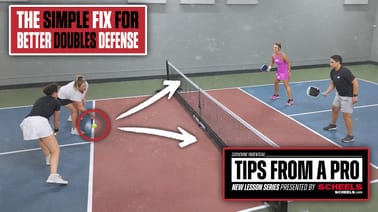 How to Survive the One Up, One Back Formation in Pickleball Doubles