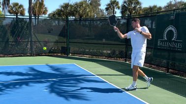 Photo: Andrei Daescu Seen Play-Testing New CRBN Pickleball Paddle