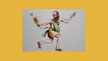 Alabama Church Goes Viral for 'Pickleball Paul' Gym Mural