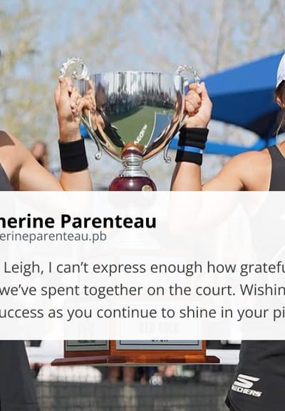 Catherine Parenteau Announces End of Partnership with Anna Leigh Waters